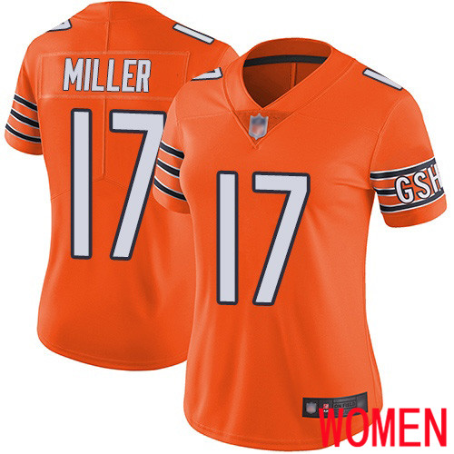 Chicago Bears Limited Orange Women Anthony Miller Alternate Jersey NFL Football 17 Vapor Untouchable
